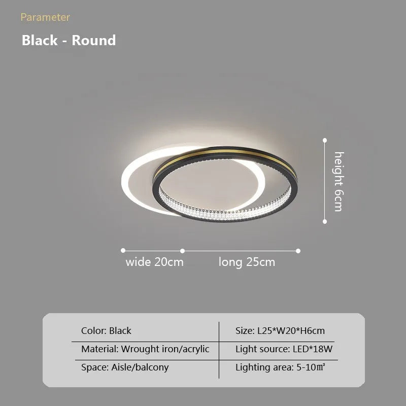 Moderne LED-Deckenleuchte