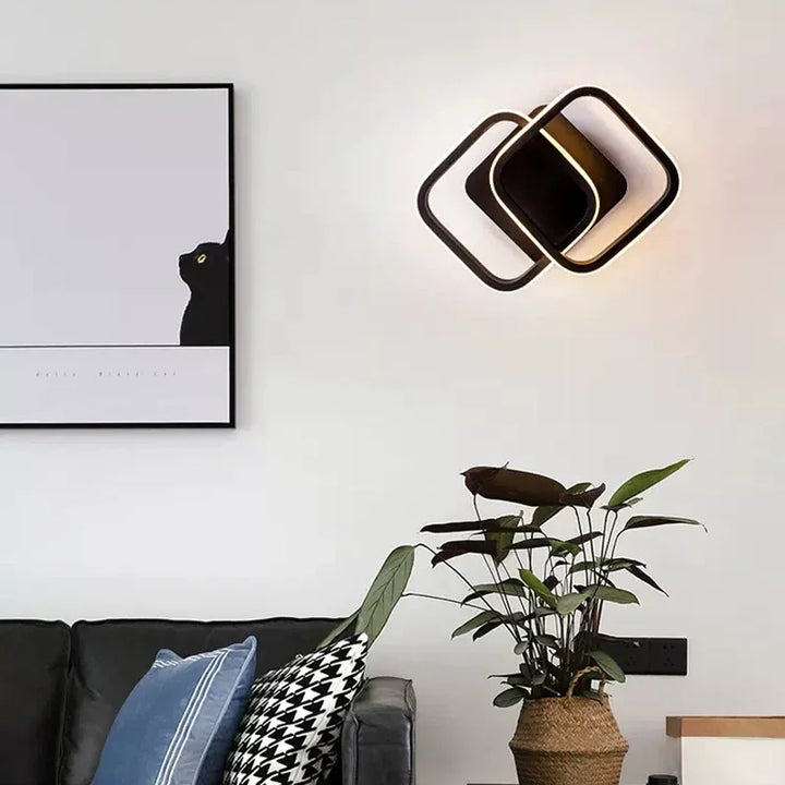 Moderne LED-Deckenleuchte - Dimmbares Innenbeleuchtungsgerät für Flur, Treppen, Foyer, Balkon und Schlafzimmer