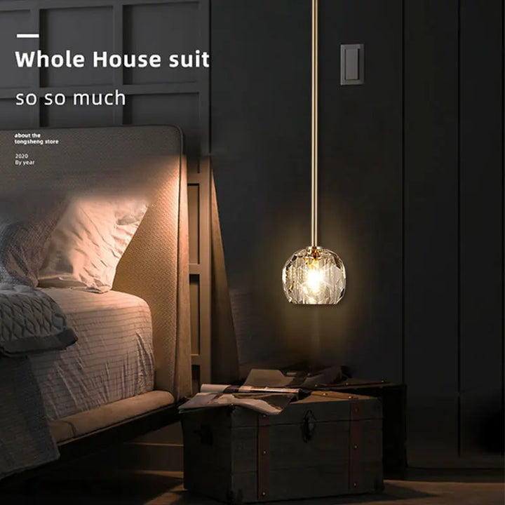 LED Nordic Modern Kleine Kronleuchter G9 AC90-260V Schlafzimmer Nachttisch Kronleuchter Esszimmer Wohnzimmer Bar Kreativ Kristall Licht