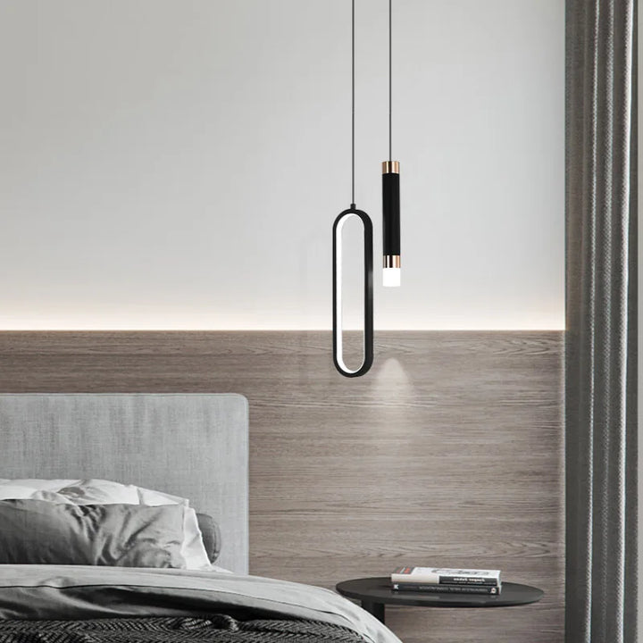 Moderner minimalistischer LED-Hängelampe Kronleuchter – einstellbare Hängeleuchte für Schlafzimmer, Wohnzimmer und Wohnkultur