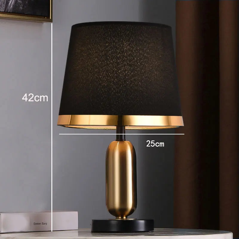 Europäische Retro Schlafzimmer Nachttischlampe - Moderne amerikanische dekorative Beleuchtungseinrichtung