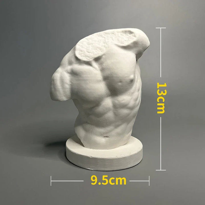 Nordic INS Stil Charakter Gips Statue DIY Gemalte Skizze Fotografie Requisiten Tischdekorationen Wohnkunst Gips Dekoration