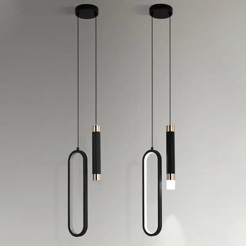 Moderner minimalistischer LED-Hängelampe Kronleuchter – einstellbare Hängeleuchte für Schlafzimmer, Wohnzimmer und Wohnkultur