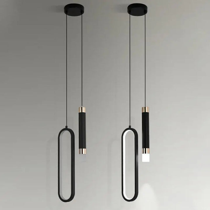 Moderner minimalistischer LED-Hängelampe Kronleuchter – einstellbare Hängeleuchte für Schlafzimmer, Wohnzimmer und Wohnkultur