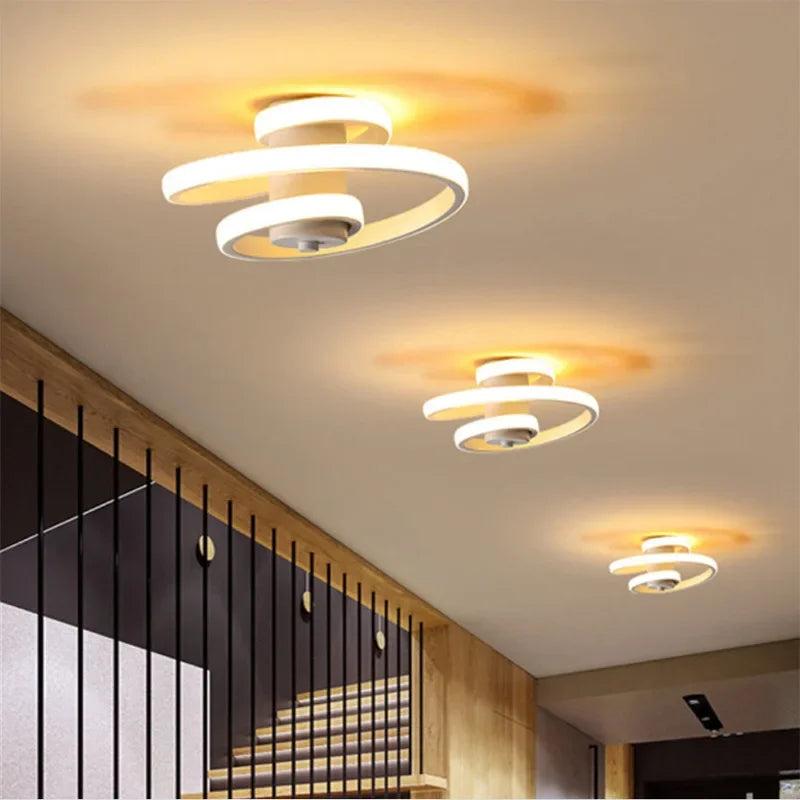 Moderne LED Gangdeckenleuchten | Aufputzmontage für Schlafzimmer, Wohnzimmer, Flur und Balkon