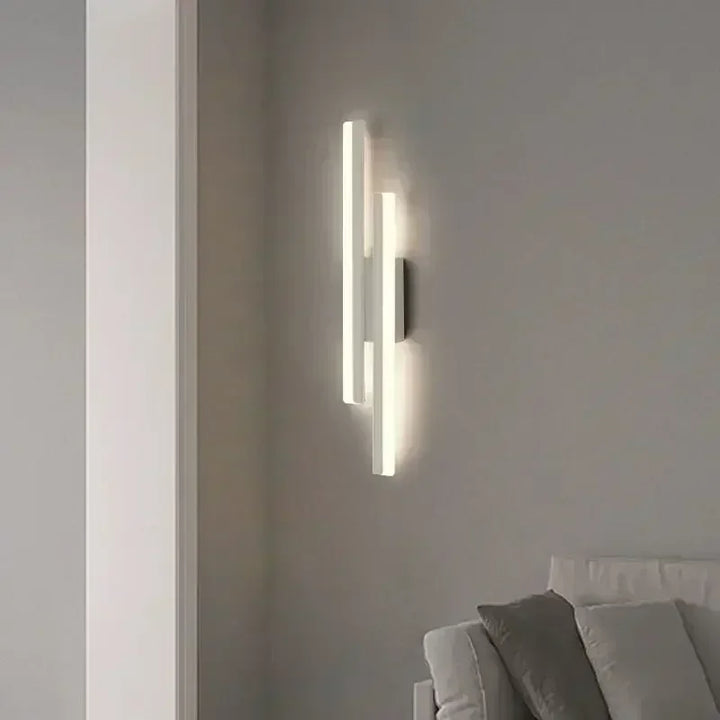 LED Schlafzimmer Wandlampe Wand Acryl Lampenschirm Innenbeleuchtung für Wohnzimmer Flur Lichtarmatur 50cm 16W