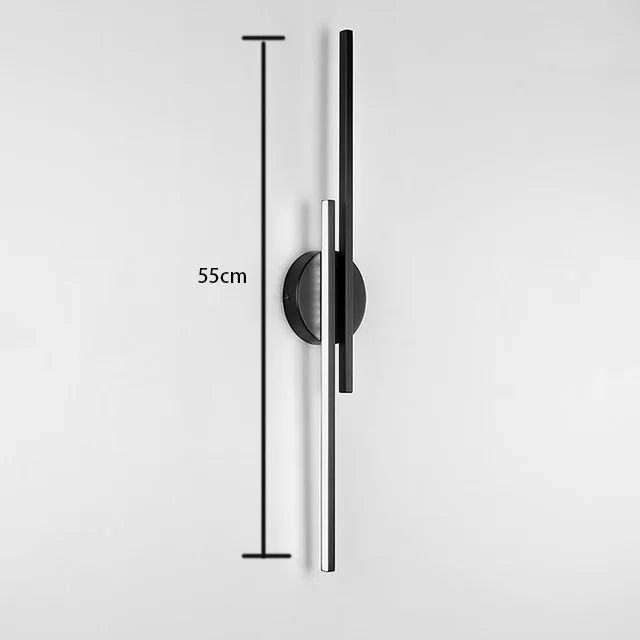 Moderne Dual-Line LED Wandleuchte – Dimmbares Oben & Unten Wandlicht für Schlafzimmer, Studium, Esszimmer und TV-Hintergrunddekoration