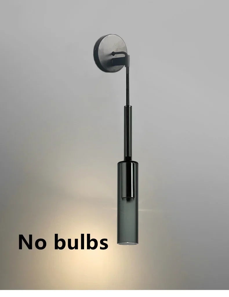 Moderne LED Wandleuchte – Buntglas- und Eisenarmatur für Wohnzimmer, Schlafzimmer, Küche und Badezimmer – Stilvolle Wandmontagebeleuchtung für die Wohnungseinrichtung