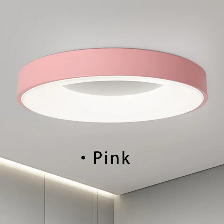 Moderne Macaron LED Deckenleuchte – Verstellbares kreisförmiges Design mit Fernbedienung und Dimmung für Schlafzimmer, Wohnzimmer und Flur