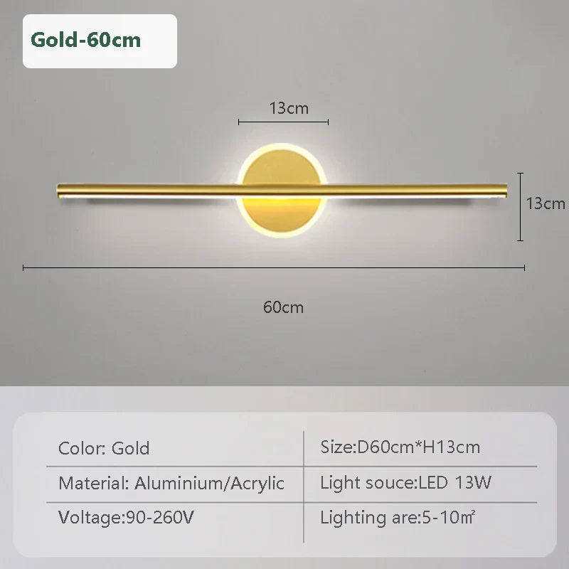 LED-Wandleuchte LineaLux Modernes Spiegel- und Wandlicht