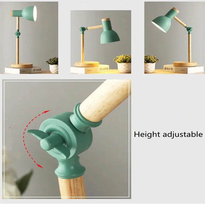 Künstlerische Pilzförmige Holztischlampe: Beleuchten Sie Ihren Raum mit Stil