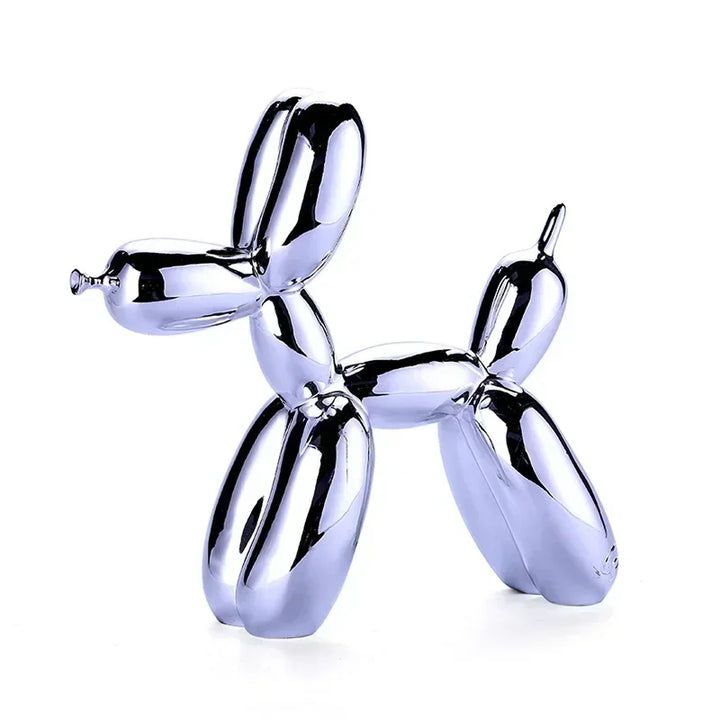 Nordic Balloon Dog Skulptur Harz Tier Ornament Kunstskulpturen und Figuren Bastel Heimdekoration Raum Schreibtisch Zubehör