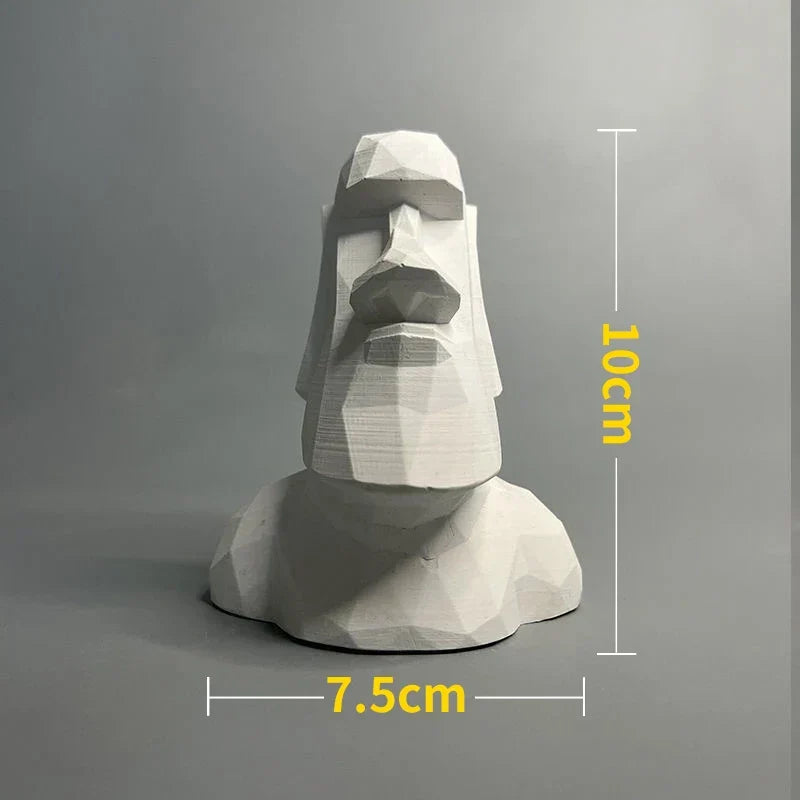 Nordic INS Stil Charakter Gips Statue DIY Gemalte Skizze Fotografie Requisiten Tischdekorationen Wohnkunst Gips Dekoration