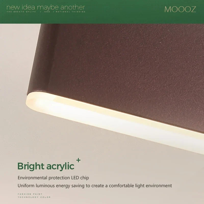 Moderne LED-Wandlampe – Rotierbares Aluminium-Wandlicht für Wohnzimmer, Schlafzimmer, Esszimmer und Wohnkultur – Innenwandleuchte Up & Down