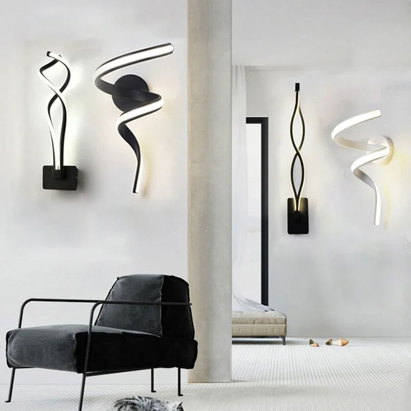 Moderne Minimalistische LED Wandlampe – Auf- und Abwärts Wandleuchte für Schlafzimmer, Wohnzimmer und Badezimmer
