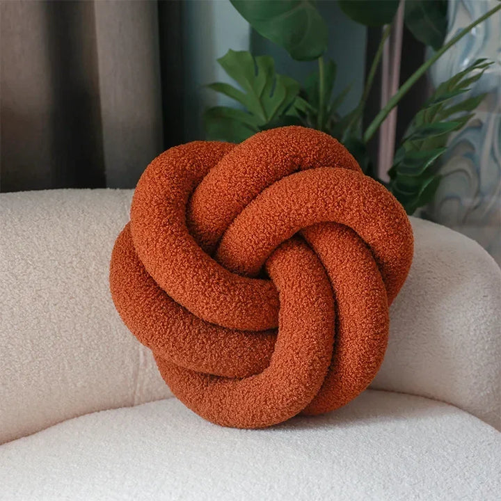 Nordic Cotton Boucle Knoten Kissen
