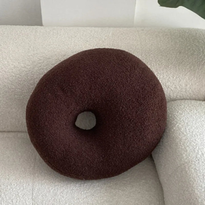 Nordic Bouclé Abstract Kissen – Minimalistisches Plüschkissen