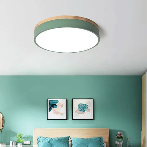 Moderne LED-Deckenleuchte – 27W Aufbaumontage mit warmen, kalten und natürlichen Lichtoptionen für Wohnzimmer, Schlafzimmer und Küche