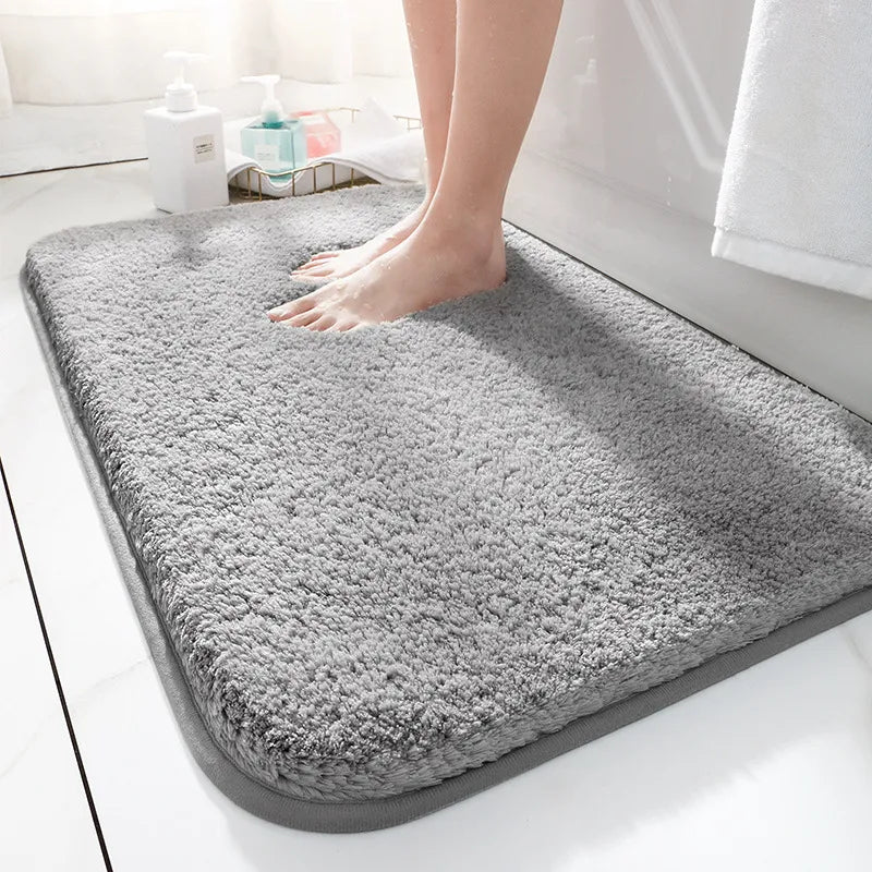 SoftStep Luxe Badmatte – Extra dicke Mikrofaser-Matte mit rutschfester und hoher Absorption