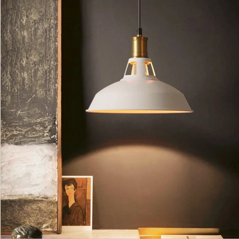 LED Eisen Kronleuchter Pendelleuchte - Vintage Hängelampe