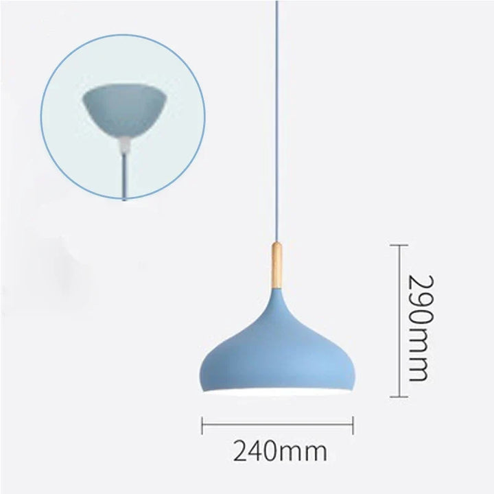 LED Eisen Kronleuchter Pendelleuchte - Vintage Hängelampe