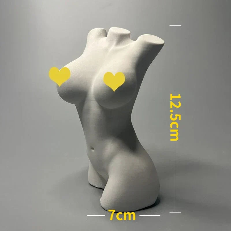 Nordic INS Stil Charakter Gips Statue DIY Gemalte Skizze Fotografie Requisiten Tischdekorationen Wohnkunst Gips Dekoration