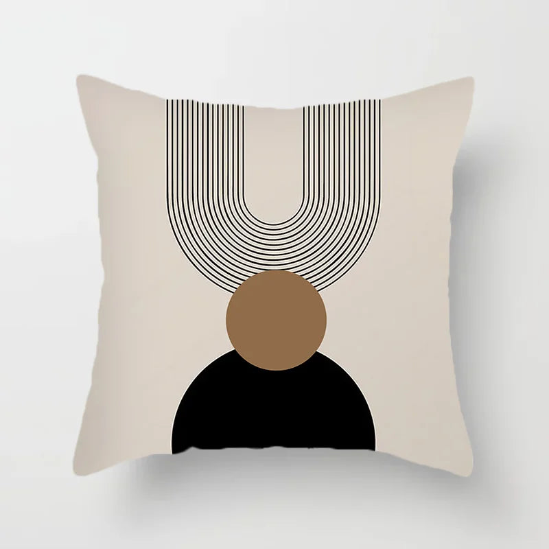 Moderne Kunst Abstraktes Muster Dekokissenbezüge Kreative Linien Sofa Stuhl Kissenbezüge Wurfkissenbezug Wohn- und Büroschmuck