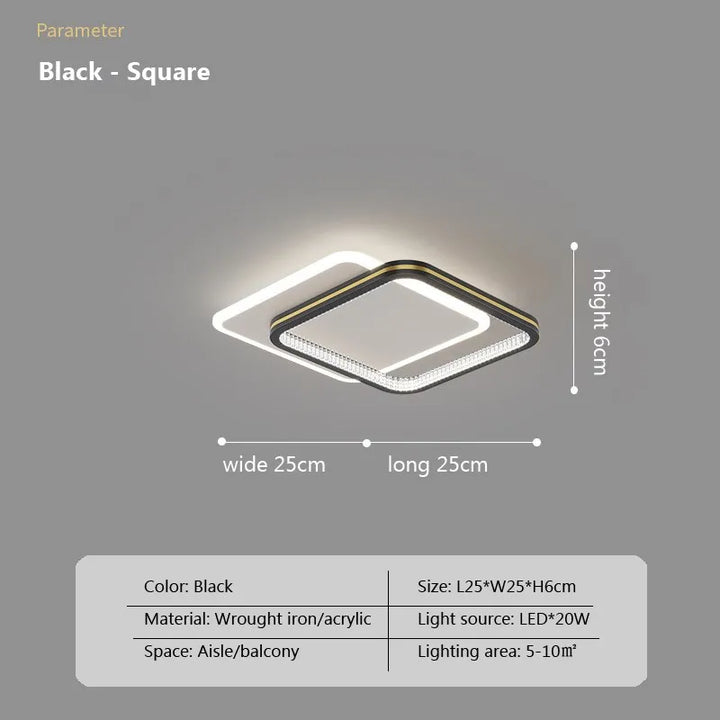 Moderne LED-Deckenleuchte