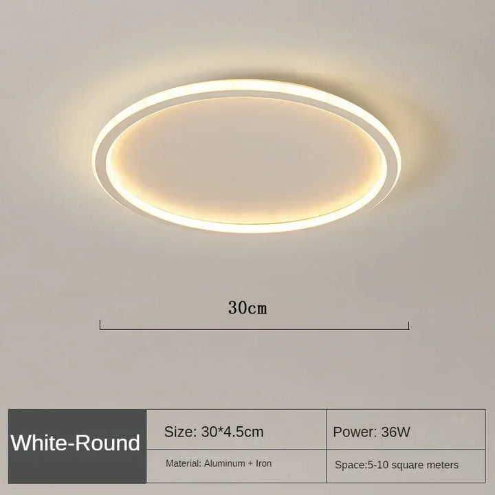 Moderne LED-Deckenleuchte – Dimmbare Innenbeleuchtung für Schlafzimmer, Badezimmer, Küche und Flur