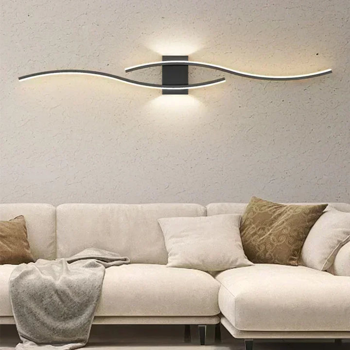 Moderne LED Wandleuchte – Dimmbare Auf- und Abwärts Wandleuchte für Schlafzimmer, Wohnzimmer und Innenräume