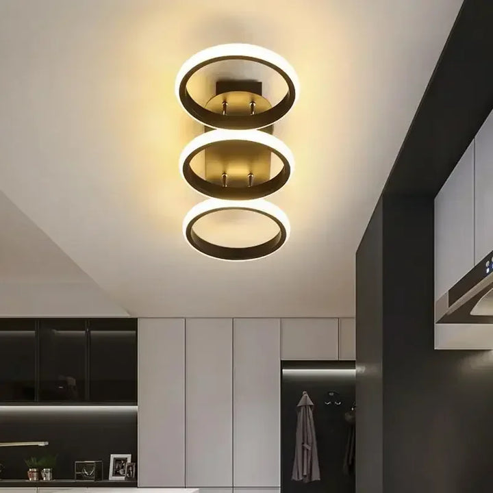 Moderne LED-Deckenleuchte Kronleuchter – Stilvolle Multi-Head-Ringlicht für Schlafzimmer, Wohnzimmer, Flur, Esszimmer und Innenräume