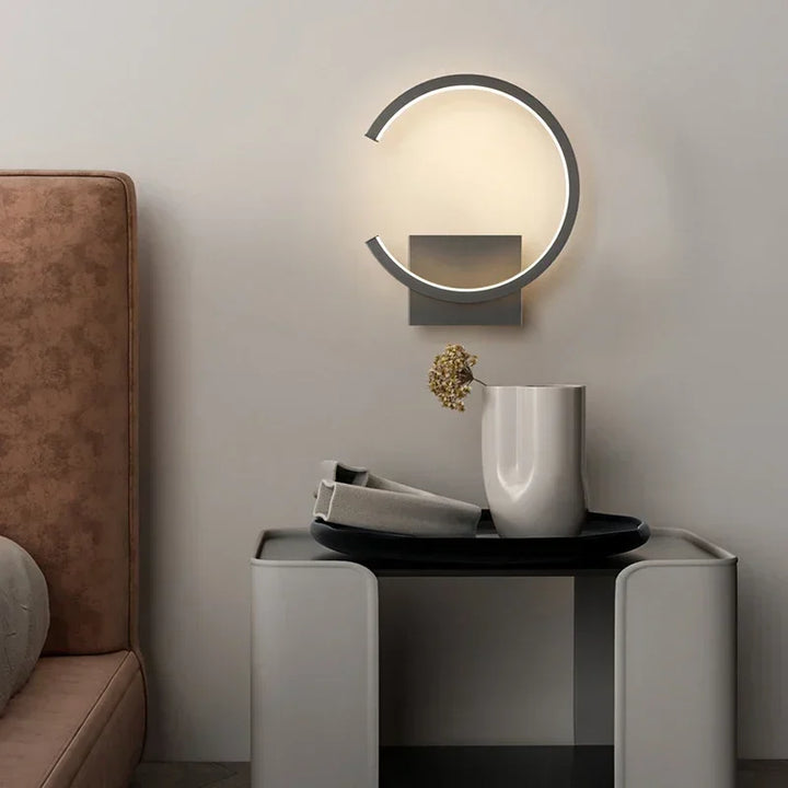Moderne LED-Wande lampe – Nordic Stil Schwarz, Weiß und Gold Wandbeleuchtung für Wohnzimmer, Schlafzimmer, Flur und Wohnkultur