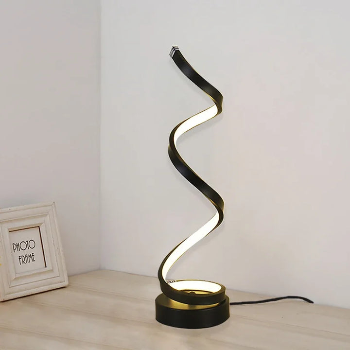 Moderne LED Tischlampe – Snake Eye Schutz Schreibtischlicht für Schlafzimmer, Wohnzimmer, Büro und Studium