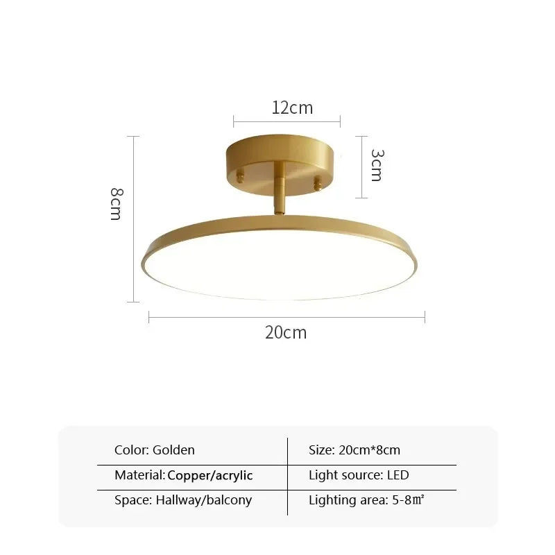 Moderne drehbare LED-Deckenleuchte – Schwarz und Gold minimalistisches Design für die Beleuchtung mehrerer Räume (1-Wege, 10-15 qm Abdeckung)