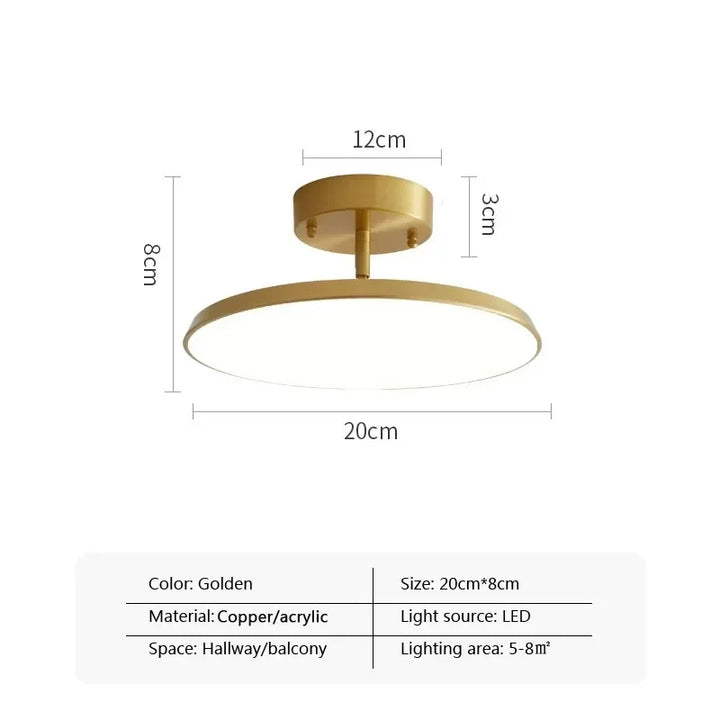 Moderne drehbare LED-Deckenleuchte – Schwarz und Gold minimalistisches Design für die Beleuchtung mehrerer Räume (1-Wege, 10-15 qm Abdeckung)