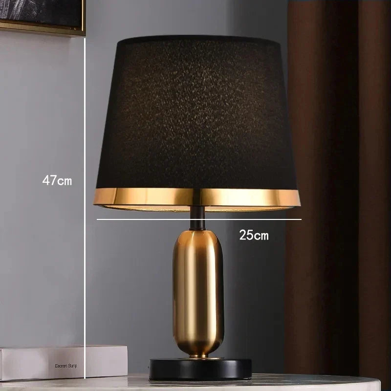 Europäische Retro Schlafzimmer Nachttischlampe - Moderne amerikanische dekorative Beleuchtungseinrichtung