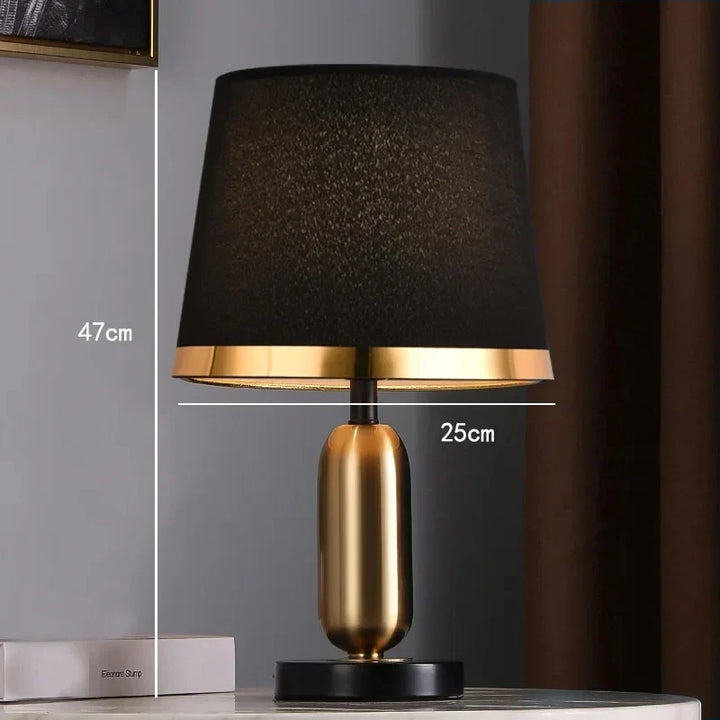 Europäische Retro Schlafzimmer Nachttischlampe - Moderne amerikanische dekorative Beleuchtungseinrichtung