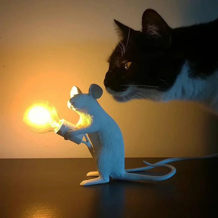 Moderne USB-Mauslampe LED Nachtlicht – Kreative Tierform Nachttischlampe für Wohnkultur, Schlafzimmer und Desktop-Beleuchtung