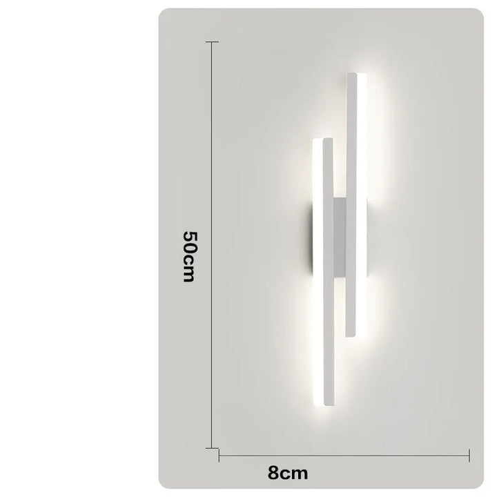 Moderne LED-Wandlamp Streifenlicht: Schlanke und stilvolle Beleuchtung