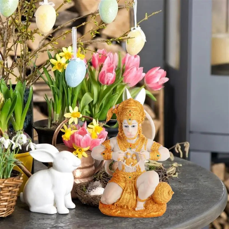1 Stück Hanuman Buddha Affengott Figur Südostasiatischer Stil Heimskulptur Lord Hanuman Statue Buddha Figur Ornamento