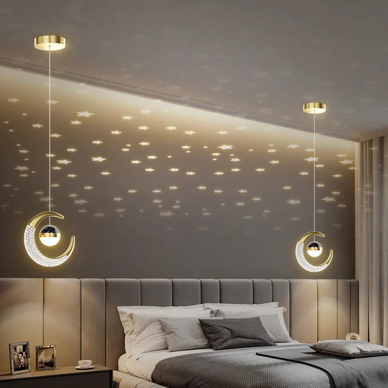 Home Decor Flur Gang Deckenleuchte - Sternenatmosphäre LED Deckenpendelleuchte