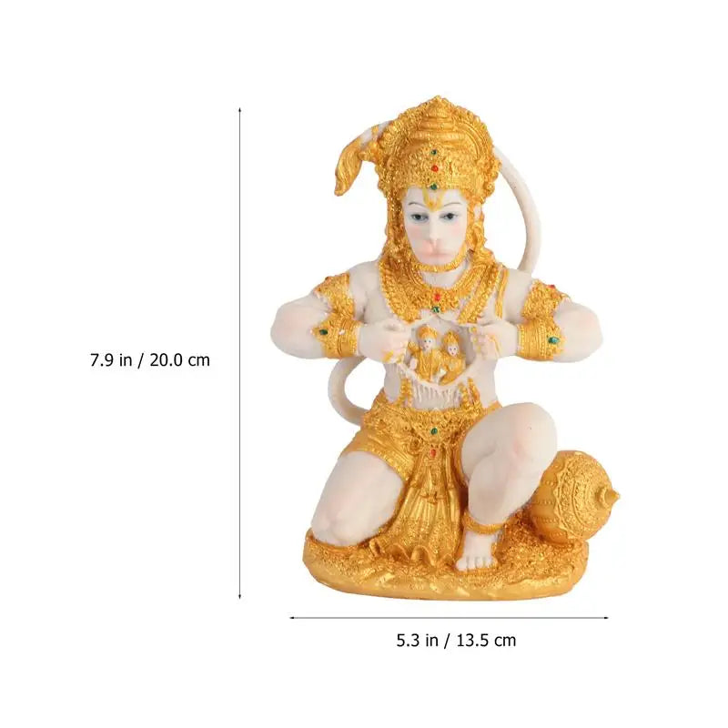 1 Stück Hanuman Buddha Affengott Figur Südostasiatischer Stil Heimskulptur Lord Hanuman Statue Buddha Figur Ornamento