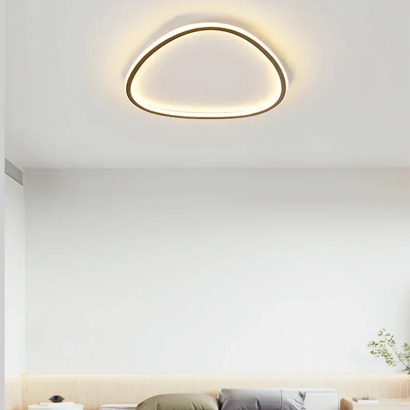 Moderne LED-Deckenleuchte - Elegantes ovales Design für vielseitige Innenbeleuchtung