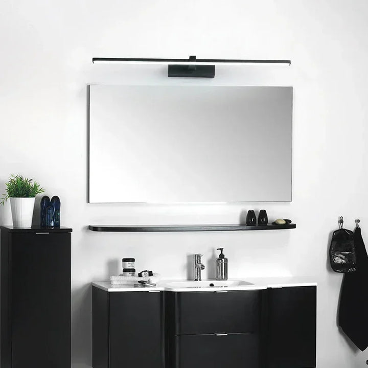 Moderne LED-Wandlampe – Drei-Farben-Badezimmer-Wandleuchte mit Aluminium-Finish für Spiegel, Bad & Wohnkultur