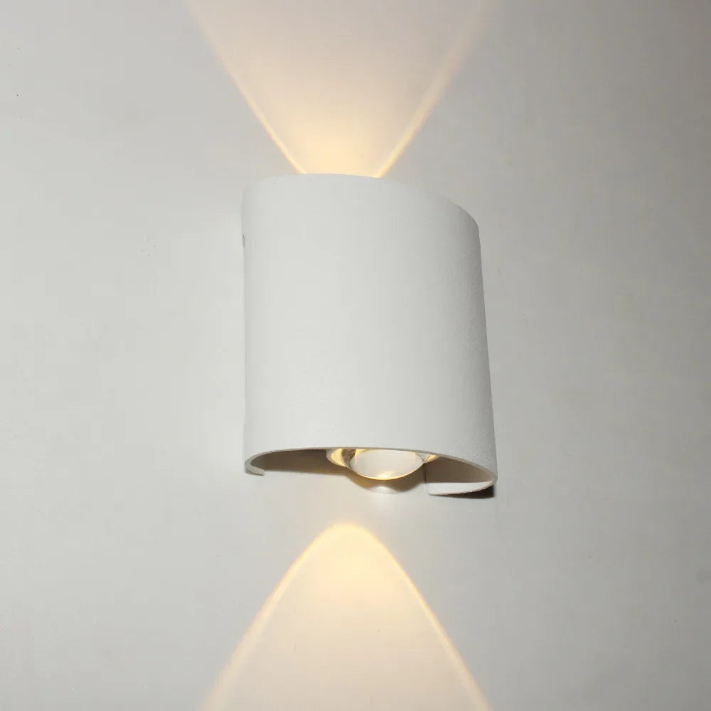 Körperbewegungssensor Wandlicht Wasserdicht Außen LED Wandlampe Oben Unten Leuchtende Lampen Gartenhof Induktionsflur Wandleuchte