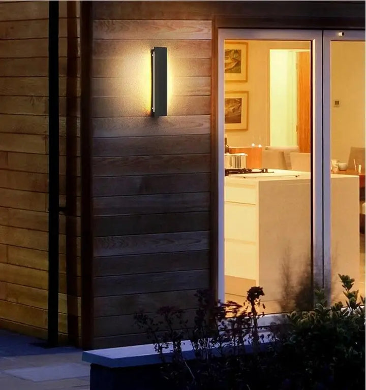 18W Moderne wasserdichte Außen-LED-Wandlampe - IP65 Garten Eingangsscheinwerfer