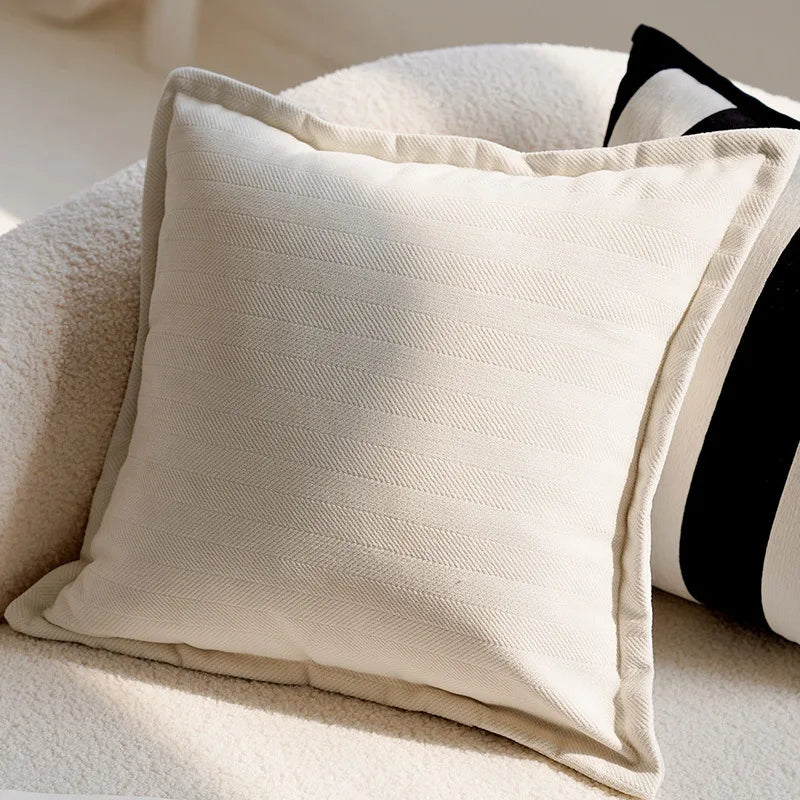 Luxuriös besticktes dekoratives Kissen mit Pferdedruck für Sofa und Wohnzimmer