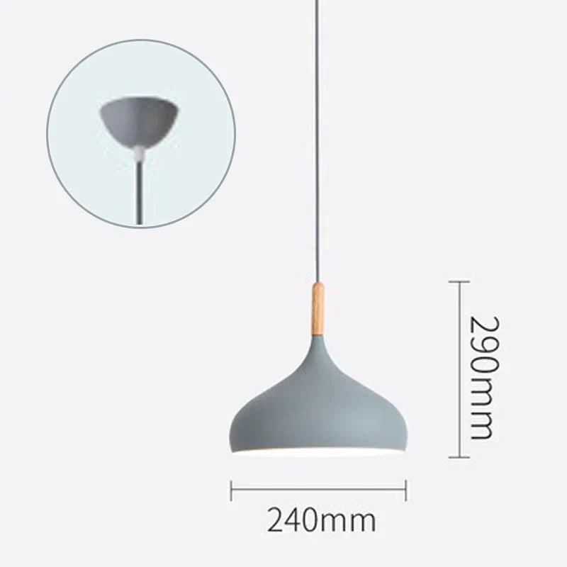 LED Eisen Kronleuchter Pendelleuchte - Vintage Hängelampe