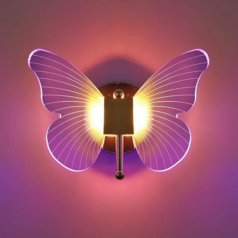 Schmetterling LED Wandleuchte: Fügen Sie Ihrem Raum farbenfrohe Eleganz hinzu