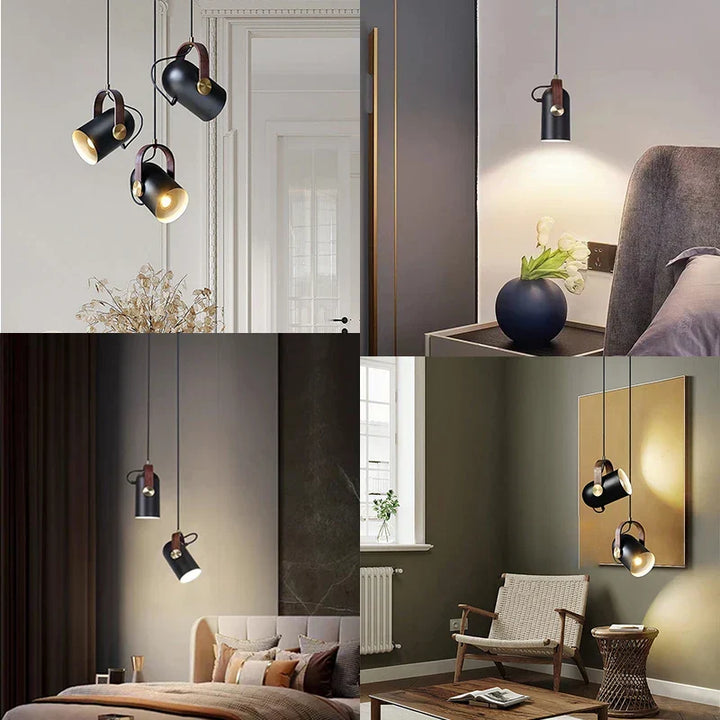 Moderne drehbare Pendelleuchte – Verstellbare Metall-Hängelampe für Schlafzimmer, Wohnzimmer, Esszimmer oder Küche